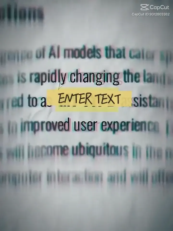 Poster Image for Definition CapCut Template